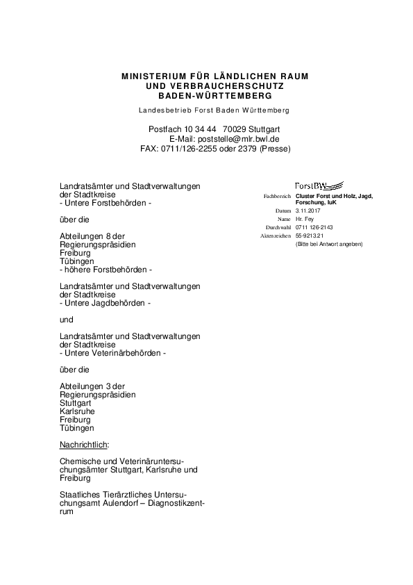 ASP: Der Erlass des Ministeriums Ländlicher Raum pdf-preview