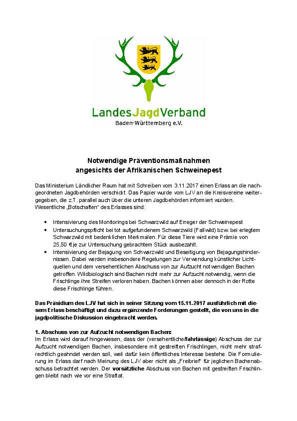 ASP-Prävention: Forderungskatalog des LJV pdf-preview