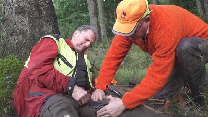 Ein Screenshot aus der Erste-Hilfe-Videoserie. (Quelle: DJV)